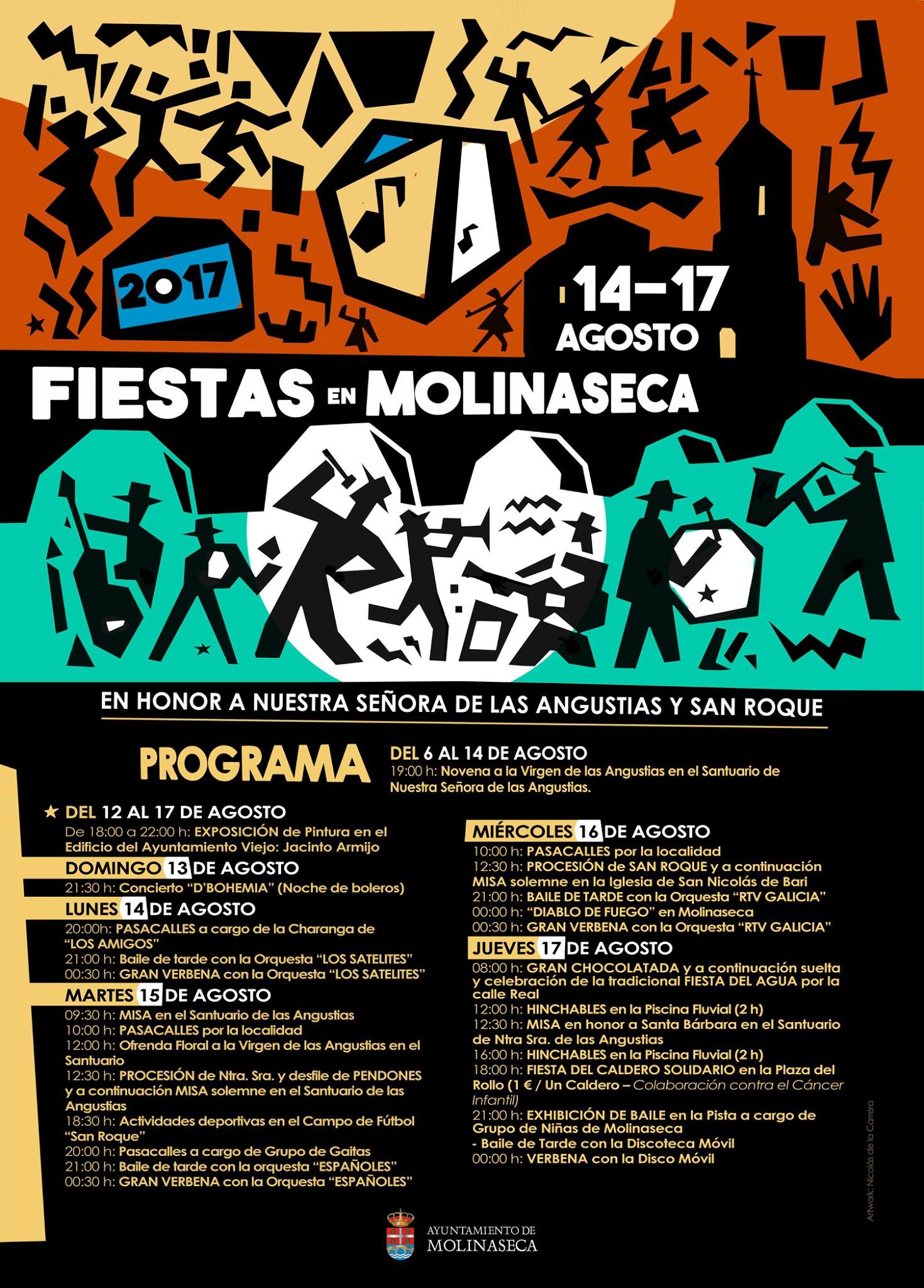 Fiesta en honor de Nuestra Señora de las Angustias y San Roque  